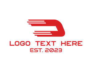 Fast Letter D logo