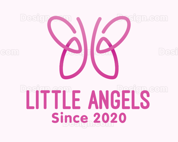 Pink Butterfly Lungs Logo