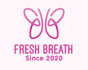 Pink Butterfly Lungs logo