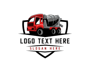 Cement Mixer Truck logo