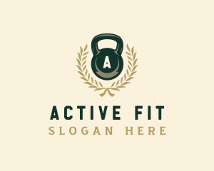 Kettlebell Fitness Training logo design