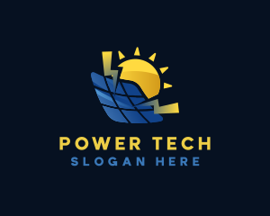 Energy Solar Panel Logo