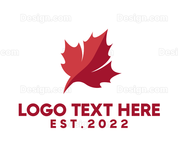 Canadian Leaf Flag Logo