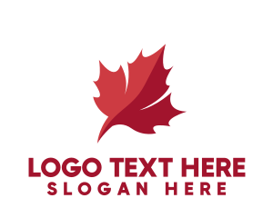 Canadian Leaf Flag  Logo