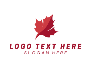 Canadian Leaf Flag  Logo
