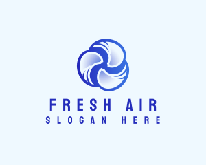 Fan Air Conditioning logo design