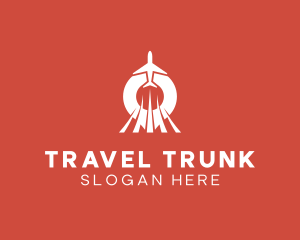 Airplane Travel Tour  logo design