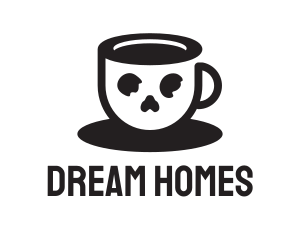 Skull Coffee Cup logo