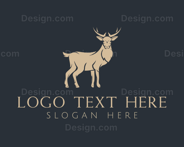 Outdoor Forest Deer Logo