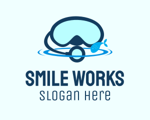 Sea Fish Snorkeling Logo