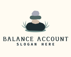 Spa Stone Balance logo design