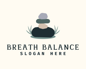 Spa Stone Balance logo design