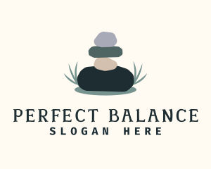 Spa Stone Balance logo design