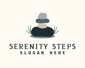 Spa Stone Balance logo design