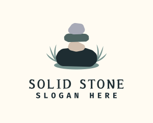 Spa Stone Balance logo design