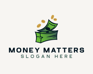 Cash Money Coins logo design