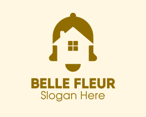 House Alarm Bell  logo design