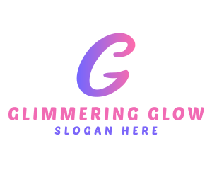 Curly Feminine G logo design