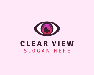 Visual Eye Optometry logo design