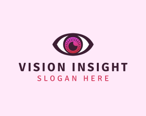 Visual Eye Optometry logo design