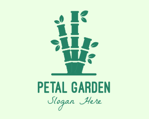 Green Bamboo Tree logo design