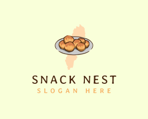 Fried Meatballs Sweden logo design