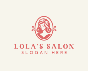 Woman Hairstyling Salon logo design