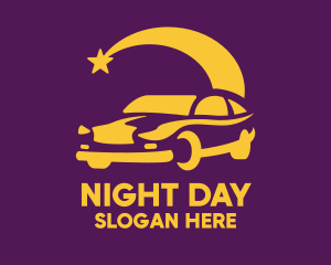 Night Drive Car logo design