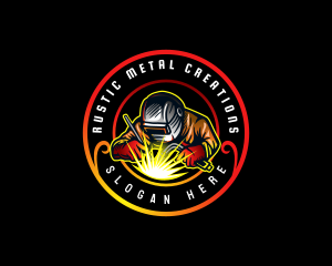 Welding Metal Repair logo design