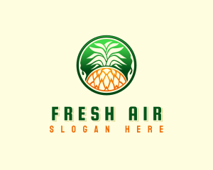 Pineapple Fresh Farm logo design