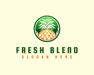 Pineapple Fresh Farm logo design