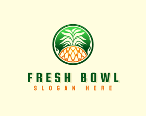 Pineapple Fresh Farm logo design