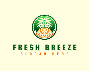 Pineapple Fresh Farm logo design