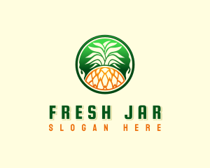 Pineapple Fresh Farm logo design