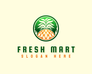 Pineapple Fresh Farm logo design