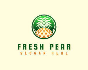 Pineapple Fresh Farm logo design