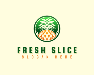 Pineapple Fresh Farm logo design