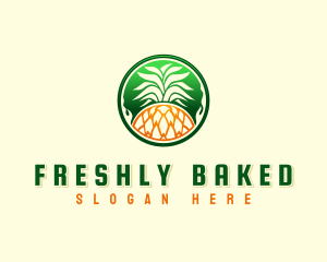 Pineapple Fresh Farm logo design