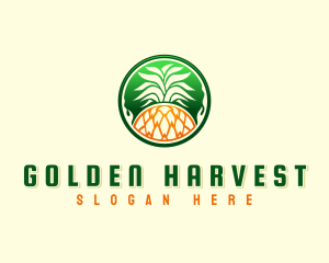 Pineapple Fresh Farm logo design