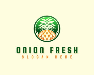 Pineapple Fresh Farm logo design