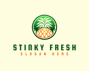 Pineapple Fresh Farm logo design