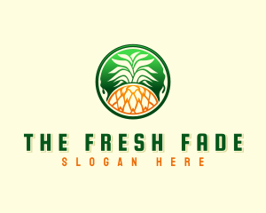 Pineapple Fresh Farm logo design