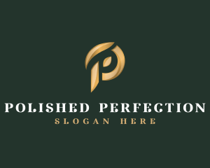 Modern Luxury Letter P  logo