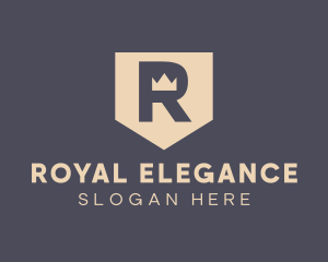 Royal Letter R  logo design