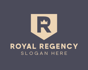 Royal Letter R  logo design