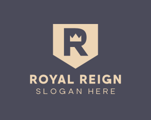 Royal Letter R  logo design