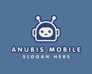 Cute Robot App logo design