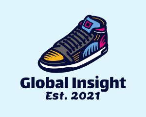 Colorful Skater Shoes logo