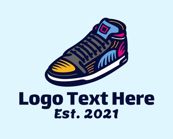 Running Shoes logo example 2