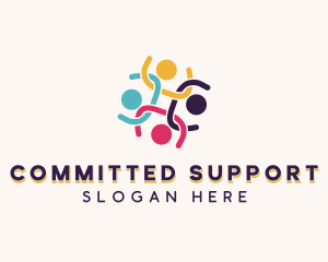 Volunteer Support Team logo design